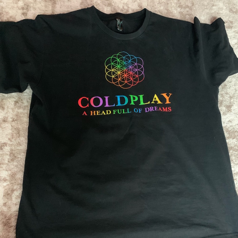 Coldplay tour T-shirt